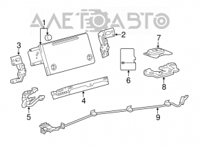 GPS antenna Lexus RX350 RX450h 16-22
