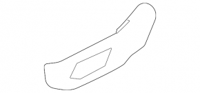 Driver's seat backrest trim, left side, Kia K5 21-23, black, electric, scratches