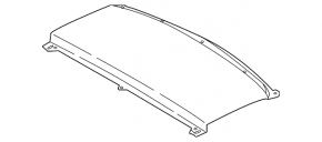 Metal roof Audi A5 F5 17 - for panorama, sawed off
