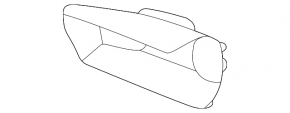 Left front brake cooling duct for the Audi e-tron GT 22-24