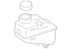 Mercedes GLS-class X166 13-19 GTZ reservoir with lid