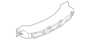 Rear Bumper Absorber Ford Fiesta 14-19 Rest 4d