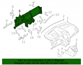 Ford Transit Connect MK2 13-18 Torpedo Reinforcement Pipe