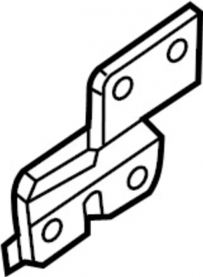 Front right lower fender bracket for Nissan Pathfinder 22-25