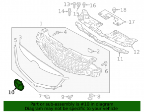 Mazda CX-5 Front Grille Emblem 13-15