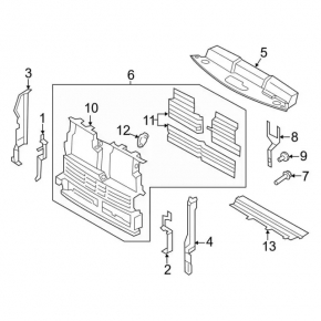 Ford Edge 19- Radiator Deflector Louvers