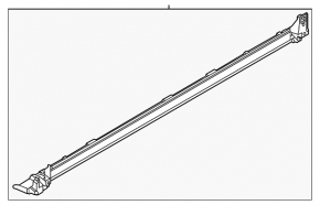 Left threshold Mazda CX-50 23-25 structure