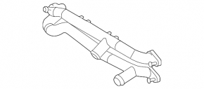 Cooling system pipes Audi Q5 8R 13-17 3.0