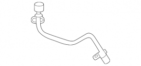 Crankcase ventilation pipe BMW 4 G26 22-24 lower, 3.0