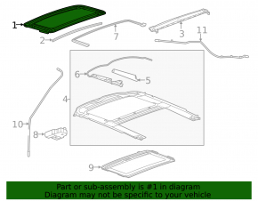 Sunroof Assembly Chevrolet Malibu 13-15