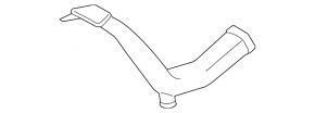 Bottom gooseneck Lexus RX330 04-06