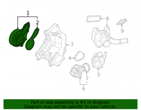 Honda Civic 11-15 Type 2 Water Pump