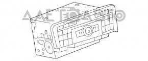 Mercedes CLA 14-19 Radio Tape Recorder with Navigation