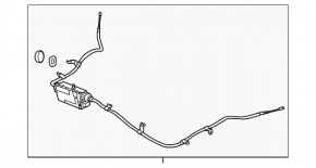 Parking Brake Mechanism Subaru Outback 10-12