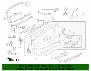 Seat Memory Control Front Right Volvo V90 17-22 USA