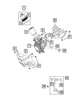 Fiat 500 Engine Oil Cooler 12-19