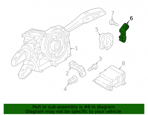 Airbag sensor rear right Audi Q7 16-