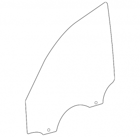 Front left door glass BMW 3 F30 12-18