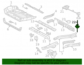 Spare Wheel Mount Toyota Sienna 04-10