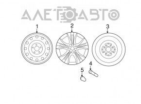 Wheel disk R16 Hyundai Sonata 11-14 iron