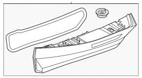 BMW X1 U11 24-25 right inner tailgate light