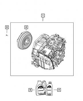 Automatic transmission complete Fiat 500 12-17 AS60T 99k