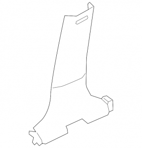 Center pillar trim lower right Nissan Altima 19-24