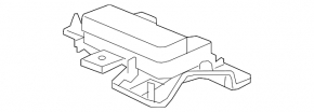 Honda CRV 20-22 black lower driver's footwell dash trim