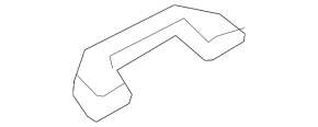 Ceiling handle rear left Hyundai Tucson 16-21 gray