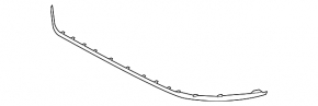 Front Bumper Lip Hyundai Kona 18-21 1.6, 2.0