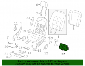 Driver's Seat Back Support Infiniti QX30 17-