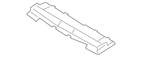 Upper radiator deflector Porsche Cayenne 24-26 3.0T