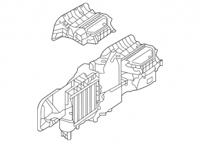 Mercedes W167 GLE 350 450 20-23 Evaporator