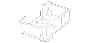 Mercedes W213 E 17-23 Trunk Fuse Box Bracket