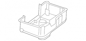 Mercedes W213 E 17-23 Trunk Fuse Box Bracket