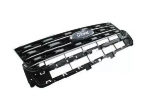 Radiator grill with frame and chrome in assembly Ford Explorer 16-17 rest, with emblem, sand