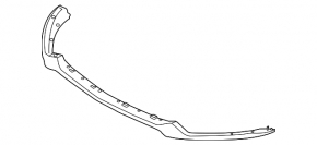 Front Bumper Lip Ford Mustang mk6 15-17