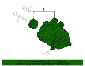 Generator Mazda CX-30 20-21 2.5 AT without CDS