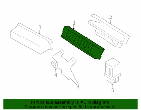Right relay box for Nissan Leaf 11-12