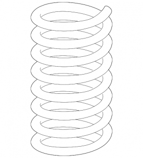 Front left spring BMW X5 F15 14-18 4.4T AWD