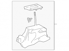 Lexus ES300h ES350 13-15 Gearbox Shifter