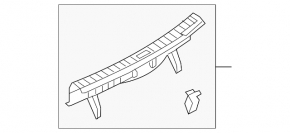 Audi A6 C7 12-18 trunk opening trim