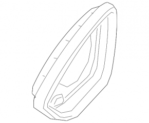 Left mirror housing for Audi E-Tron 19-23
