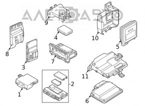 Homelink Garage Remote Control Module Audi Q7 16-20