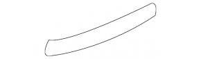 Mini Cooper F56 Rear Hood Molding 3d 14-24 Chrome