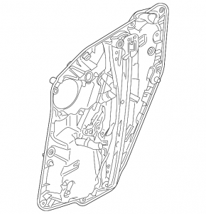 Window lifter with motor rear left BMW X5 G05 19-23