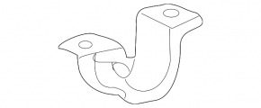 Rear stabilizer mounting bracket right Honda Accord 13-17