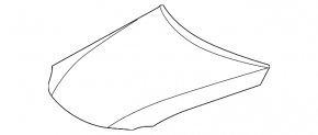 Bare hood Lexus IS250 IS350 06-13