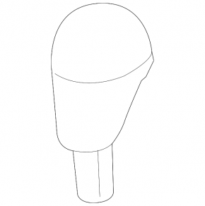 Gear knob Acura ILX 13-15 leather black