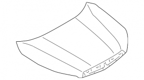 Bonnet bare Subaru Forester 19-SK aluminum FPS